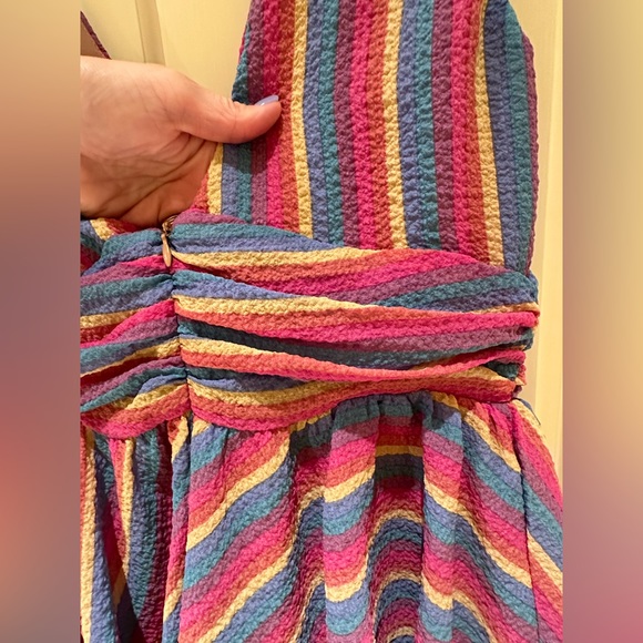 Blue Blush Multicolor Minidress, S - Picture 7 of 7